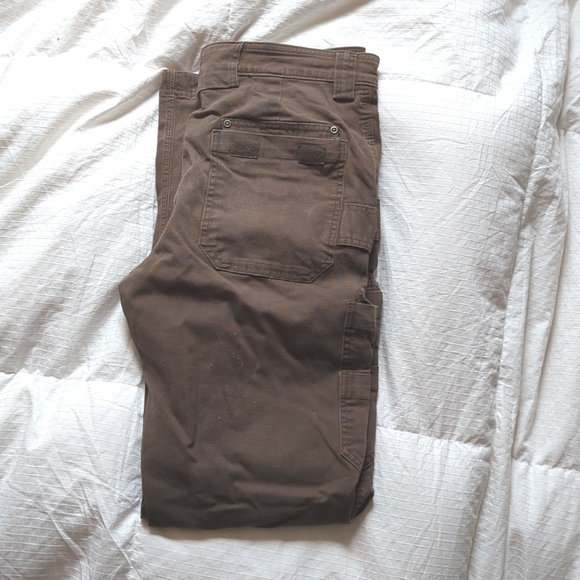 Duluth Trading Co Pants Mens Brown Duluth Flex Firehouse Cargo